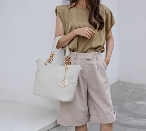 MKF Collection Shoulder Bag for Women, Vegan Leather Handbag Purse Top-Handle Crossbody Bag Tote Bag by Mia K2