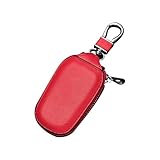 ⭐️【Matériau de qualité supérieure】 : Cet étui pour clé de voiture est fabriqué dans un matériau de haute qualité, doux et agréable au toucher, résistant à l'usure, durable et imperméable. Les coutures soignées assurent la sécurité de votre clé et la protègent des rayures, des chutes et de la poussière, pour des clés toujours bien rangées.