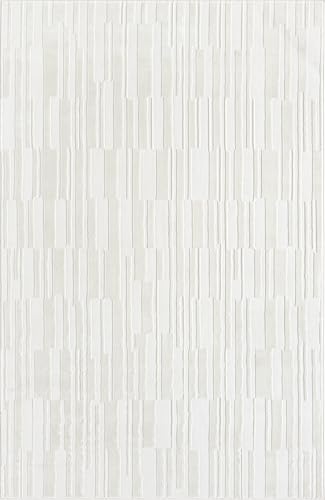 Tapete Abani Cream 8' x 10' Diseño Lineal Texturizado miniatura 3