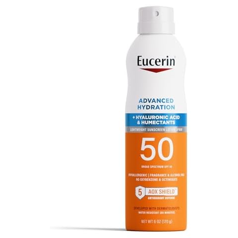 Eucerin Advanced Hydration SPF 50 Sunscreen Spray Cover