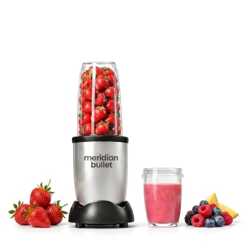 MB450 450W Blender Mixer Grinder 6-Piece Smoothie & Nutrient Extractor with Coffee Spice & Nuts Grinder Compact High-Speed Juicer Blender Silver