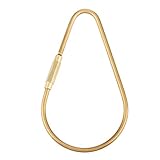 カラビナ キーホルダー キーホルダー・キーリング キーチェーン ブラススクリューロック カラビナクリップ キーホルダー DIY ギフト(3)