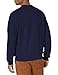 Lacoste Men's Long Sleeve Varsity L Crewneck Sweatshirt, Navy Blue, XL