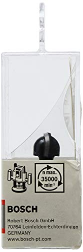 Fresa de meia-cana Bosch 6 mm, R1 6,3 mm, D 12,7 mm, L 9,2 mm, G 40 mm