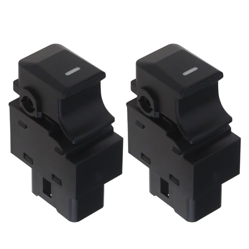ECSiNG 2PCS 7pin Auto Power Window Regulator Control Switch Rear Window Switch Window Lift Switch 93575-1H000 369510-1000 935813W000 Compatible with Kia Sportage