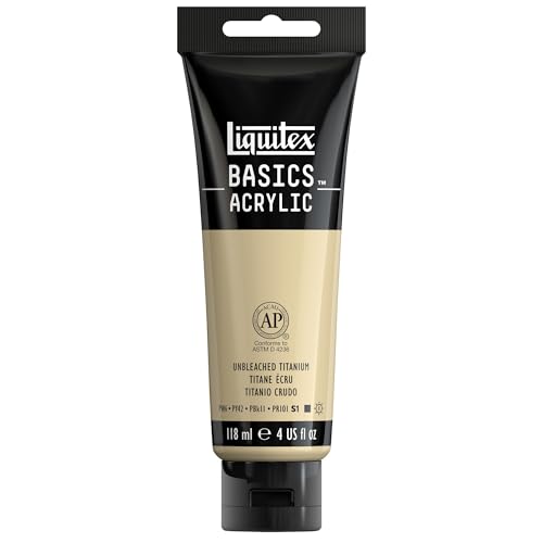 Liquitex Basics Acrylic, 118 ml Tube - Unbleached Titanium