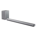 Abbildung LG SJ5 2.1 Soundbar (300W, kabelloser Subwoofer, Bluetooth) Silber