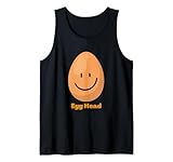Egg Head Smarty Pant Camiseta Funny Quiz equipos Camiseta sin Mangas