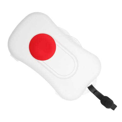 BESTonZON Caja De Húmedas Portátil. a Granel Bebe Porta Para Baño Recipiente Para De Bebe Dispensador De Húmedas De Viaje Rojo Plastico Pp