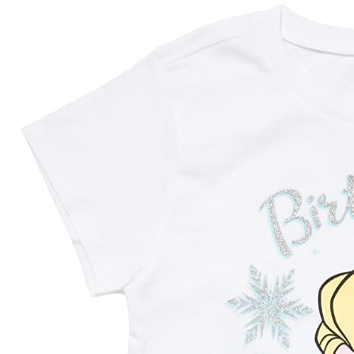 Image of Disney Girls Birthday T-Shirt Infant to Big Kid Sizes (18 Months - 14-16)
