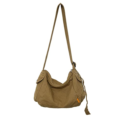 Women's Crossbody Bag Medium Travel Shoulder Bag Fashion Purse Canvas Messenger Bag for Women and Men