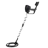【PANTALLAS DIGITALES】 Treasure Hunter, pantalla LCD, pantallas digitales DISC y TARGET: indica tipos probables de metal con una flecha, la profundidad del objetivo, rango DISC / NOTCH, nivel SENS y condiciones de la batería.