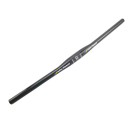 Guidon plat pour VTT 31.8 pour explorer les sentiers en carbone 3K