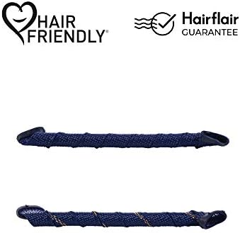 8 Corkscrew Heatless Hair Curlers by Curlformers - Corkscrew Curls Deluxe Top Up Pack For Long Hair Up To 14" - 8 No Heat Curlers (Styling Hook Not Included) - Healthy & Damage Free