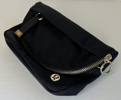 Lululemon All Night Festival Bag Micro (Black/Gold) - Thumbnail 3