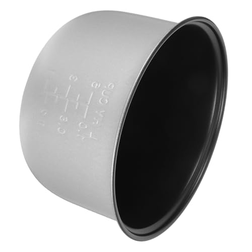 Lurrose Olla Interior Antiadherente para Olla Arrocera de Repuesto para Cocedora de Arroz con Escala Revestimiento Duradero y Fácil de Limpiar Accesorio para Cocina Doméstica Inteligente
