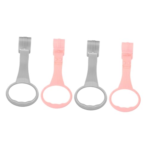 TOYMYTOY 4個 ベビーベッド用 吊り輪 立ち上がり補助 腕力トレーニング 遊び用リング 持ち運び便利で多機能な 歩行アシスト用品