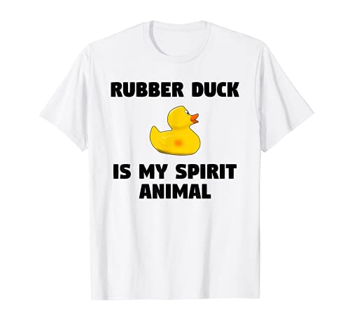 Funny Gifts Duck Is My Spirit Animal - Figura decorativa de goma Camiseta