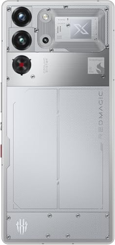 REDMAGIC 10 Pro Smartphone 5G, 144Hz Gaming Phone, 6.85" FHD+, Under Display Camera, Snapdragon 8 Elite Android Phone, 16+512GB, 80W Charger, Dual-Sim, US Unlocked Cell Phone Silver