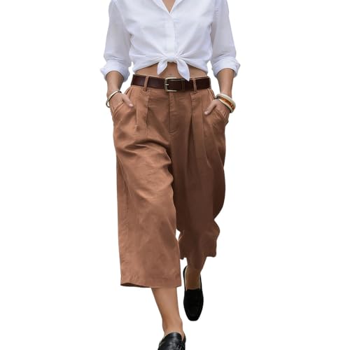 Pantalon capri ample qui résout l'inconfort de la chaleur estivale