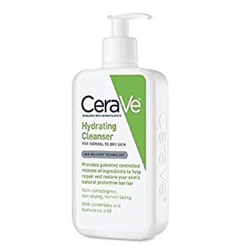 CeraVe Hydrating Cleanser, Normal to Dry 12 fl oz (355 ml) Pack o...