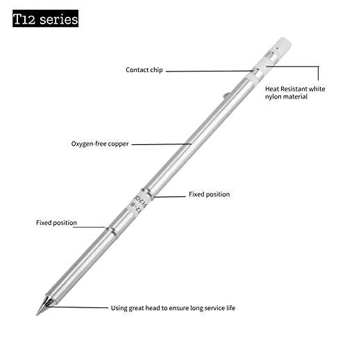 image for Walfront T12 Soldering Iron Tips 10 Types Soldering Station Tool Solde
