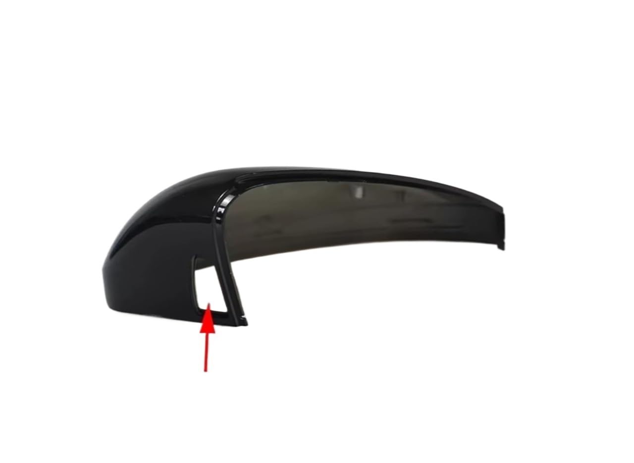 For VW Touareg 2019-2024 Calotta specchietto retrovisore sinistro destro vernice nera di ricambio(No Lane assist R)