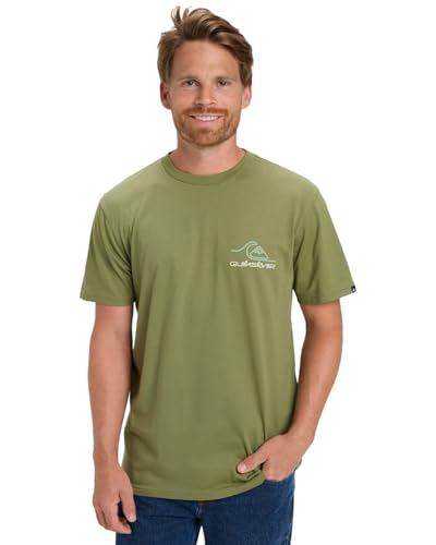 Quiksilver Light Waves SS - Maglietta da Uomo, Confezione da 1