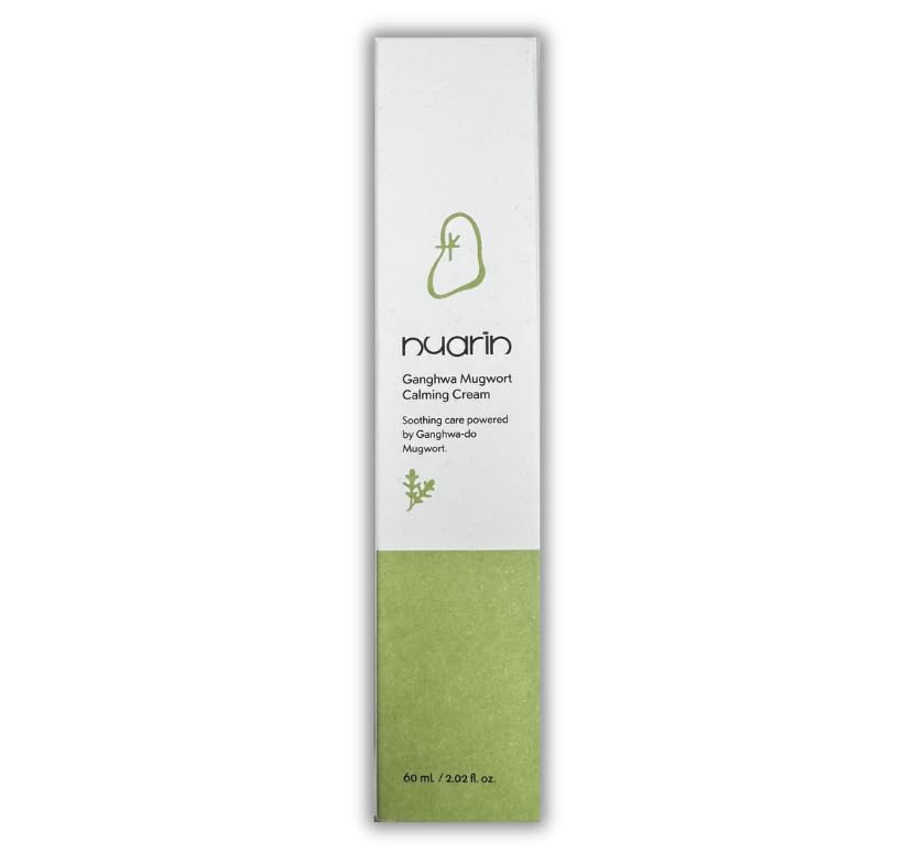 NUARIN Ganghwa Mugwort Calming Cream (60ml / 2.02 fl.oz) | 75% Mugwort Extract | Soothing & Hydrating Moisturizer | Comforts and Refreshes All Skin Types | Vegan | Korean Skincare - Image 8