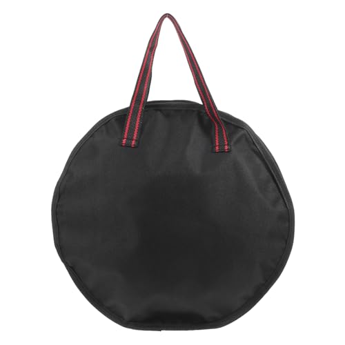 HANABASS Dumb Drum Carrying Bag Portable Storage Case with Sturdy Handle for Outdoor Use Durable Design Simple Zipper Closure for Drummers