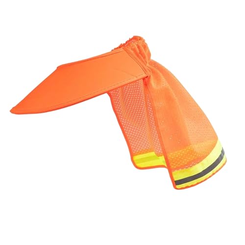 alloneslife Hohe Sichtbarkeit, verstellbare Sonnenabdeckung für Hut, leichte PP-Konstruktion, 4 Farben (O)