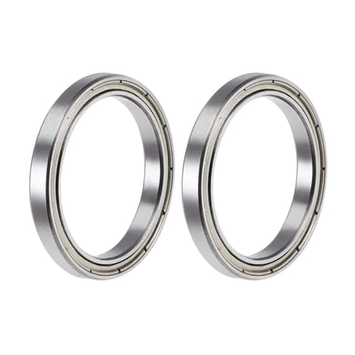 Rodamientos 6704ZZ de pared delgada en pack de 5 unidades blindados de metal 20x27x4mm