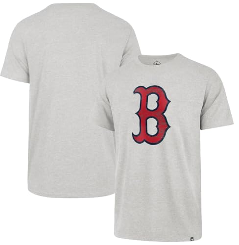 Image of 47 Brand MLB Men's Team Color Distressed Imprint Primary Logo Short Sleeve Baseball T-Shirt