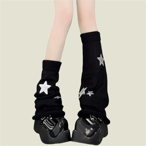 Image of Goth Leg Warmers Women Cute Y2k Harajuku Punk Rave Emo Grunge Winter