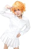 C-ZOFEK US Size 0-20 Pleated Skirt Shirt Set White Uniform Cosplay Costume for Women (3X-Large)