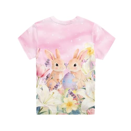 Image of WELLFLYHOM Kids Tshirts Girls Boys Short Sleeve Crewneck Tees Shirts Casual Sport Pullover Tops Size 3-16 Years