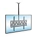 Mount-It! TV Ceiling Mount, Full Motion Height Adjustable Swivel Tilting Bracket for 42, 45, 47, 49, 50, 55, 60, 65, 70, 75, 80, 85, 90 Inch, TVs 220 Lbs Capacity