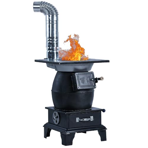 Indoor Wood-Burning Heating Stove