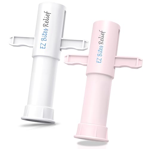 YARKOR EZ Bites Relief Venom Extractor Suction Pump 2 Pcs, Bee Sting Tools - Natural Itch Relief, Bite and Sting First Aid for Backpacking, Camping and Hiking