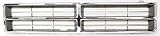 Evan-Fischer EVA19572010992 Grille Insert for Dodge Full Size P/U 86-90 Chrome Plastic Replaces Partslink# CH1200103