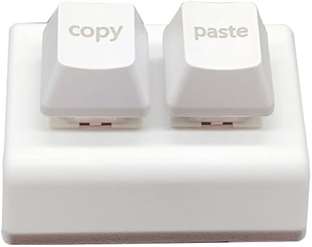 Macro Programming Keyboard RGB Custom 2 Keys Keyboard Mini Copy and Paste OSU Keyboard Gaming Hot Swap Keypad Durable Easy to Use White