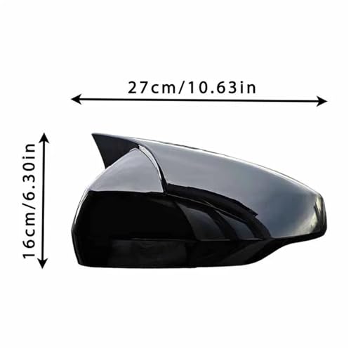Coques de rétroviseurs pour VW Polo 2018-2023 design carbone noir - 4
