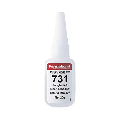 Permabond 731 Instant Adhesive-Toughened & Flexible Slow-Set General Purpose