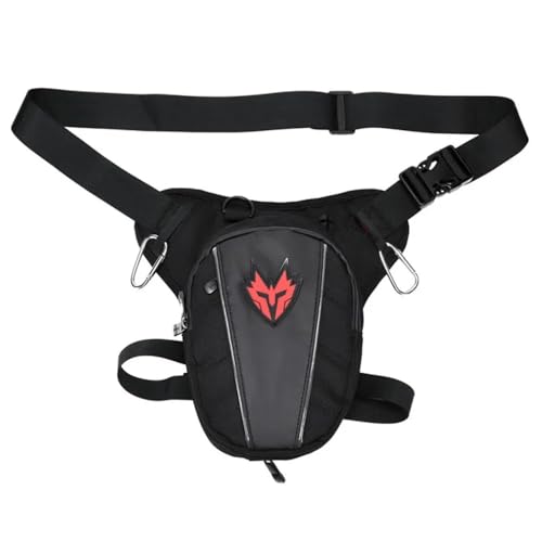 YUCHUANGYE Pernera Moto Bolsa de Pierna for Motocicleta, Bolsas Impermeables for Motocicleta, riñonera Informal for Exteriores, riñonera for Motocicleta, Bolsa for Motocicleta Bolsa Pierna Moto(Red)