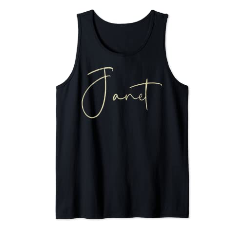 Janet Vintage Retro Tank Top