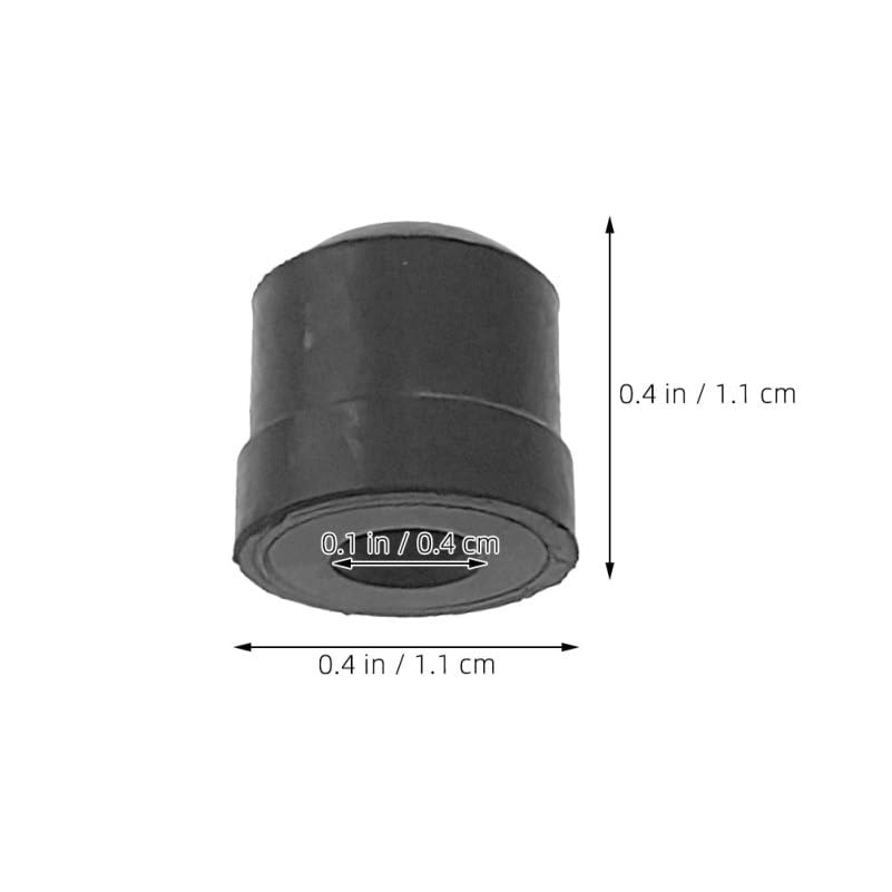 SUPVOX Lot De 6 Embouts De Trombone En Caoutchouc Pour Coulisse 1.10X1.10X0.40Cm Protection Anti-Bruit Et Anti-Glissement Accessoires Pour Instrument