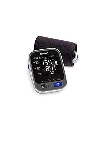 Omron BP791IT 10+ Series Upper Arm Blood Pressure Monitor, Black/White, Large