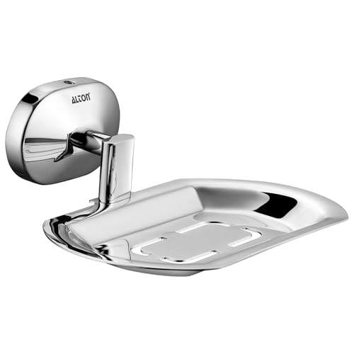Image of ALTON AXO30601, Stainless Steel, Soap Dish Holder Wall Mounted | Soap Holder for Bathroom | Soap Stand for Wash Basin | Soap Case | Bathroom Accessories (Chrome)