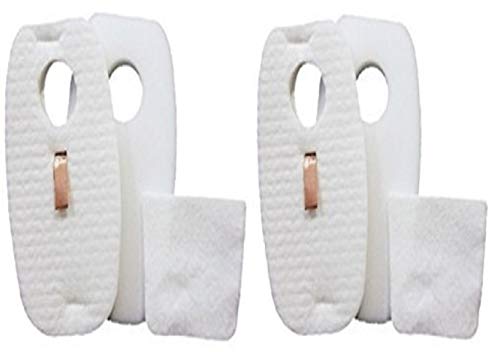 2 Pack - Shark Rocket duoclean hv380 ✱ hv380 W ✱ hv381 ✱ hv382 ✱ hv383 ✱ hv384q Schaumstoff + Filz Filter Kit, OEM-Teil # 's xffh380 & xpstfh380 Cover