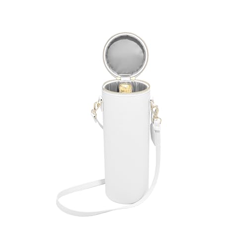 Pochette bouteille champagne Stackers blanche pour pique-nique